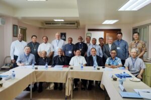Les membres du comité central de la FABC (Fédération des conférences épiscopales d’Asie), le 22 février lors de leur rencontre à Bangkok.