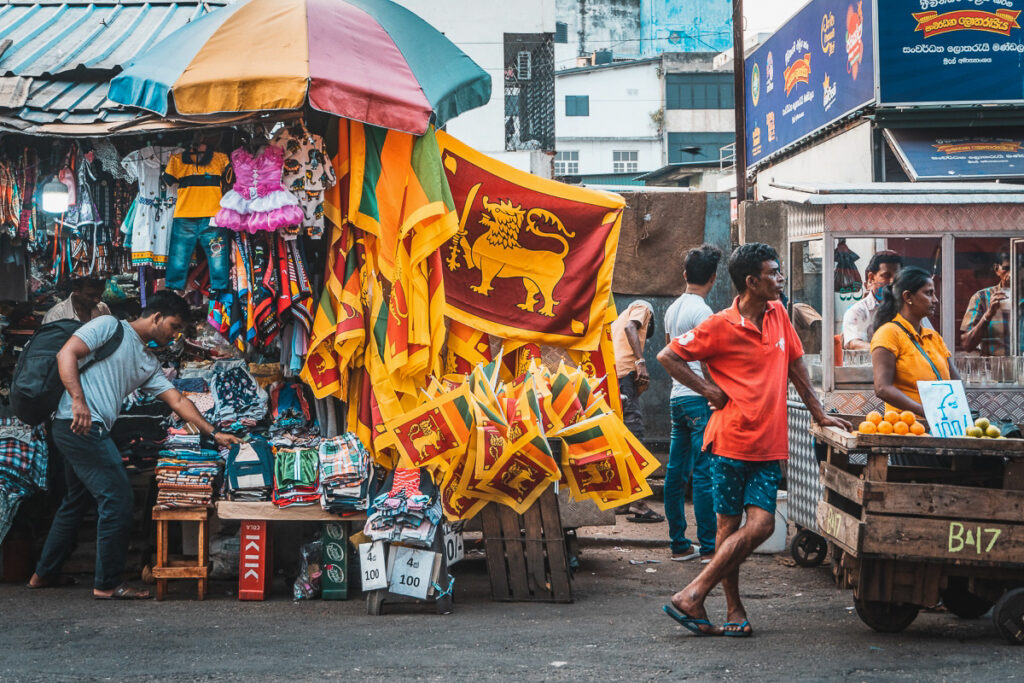 Des préparatifs avant le 72e anniversaire de l’indépendance du Sri Lanka, début février 2020.