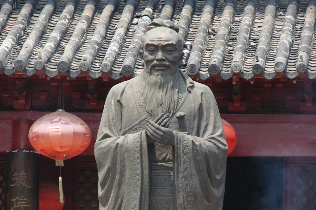 Un temple de Confucius à Nanjing, sur les rives de la rivière Qinhuai (province du Jiangsu, à l'est de la Chine).