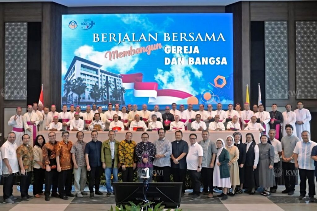 Le 13 mai à l’occasion des célébrations du centenaire de la Conférence épiscopale indonésienne (KWI).