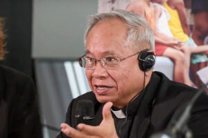 Mgr Orlando Beltran Quevedo, archevêque de Cotabato (ville principale de la région autonome Bangsamoro, au sud des Philippines sur l’île de Mindanao).
