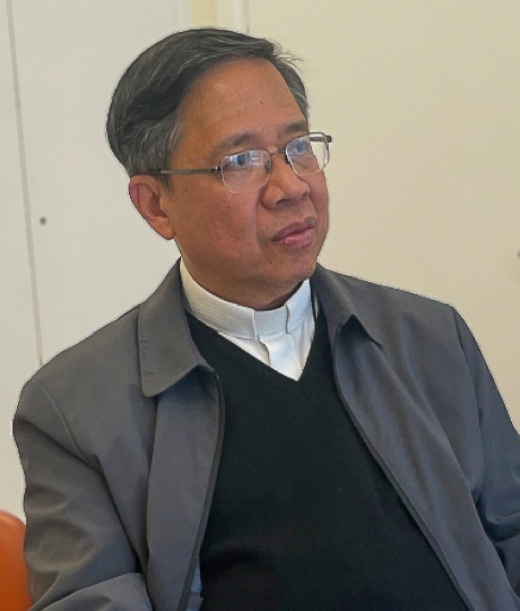 Mgr Joseph Do Manh Hung, durant une visite à Paris le lundi 3 juin 2024.