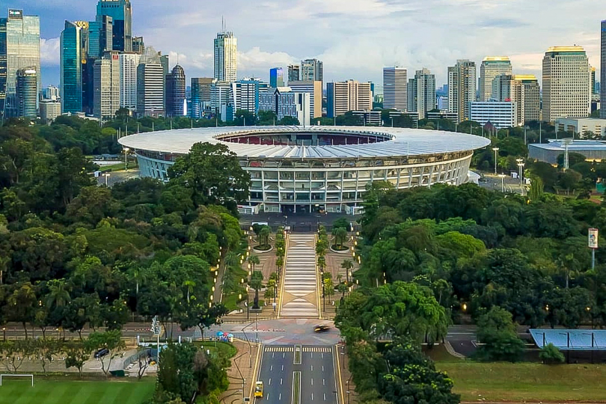 Le stade Gelora Bung Karno, à Jakarta, où le pape François célèbrera la messe le 5 septembre à 17h.