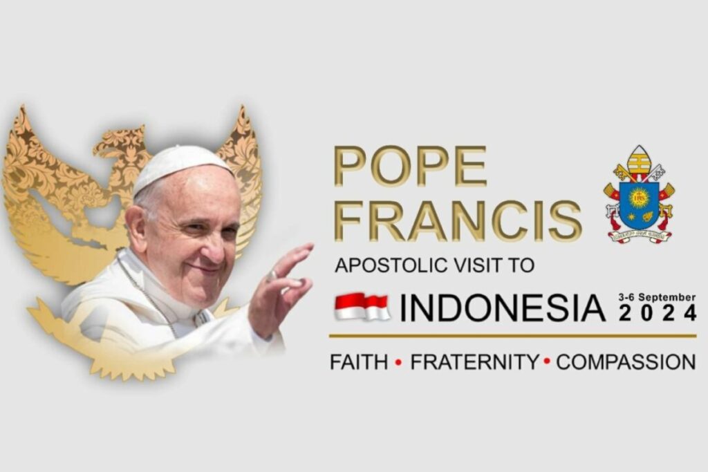 Le logo choisi pour la visite du pape François à Jakarta.