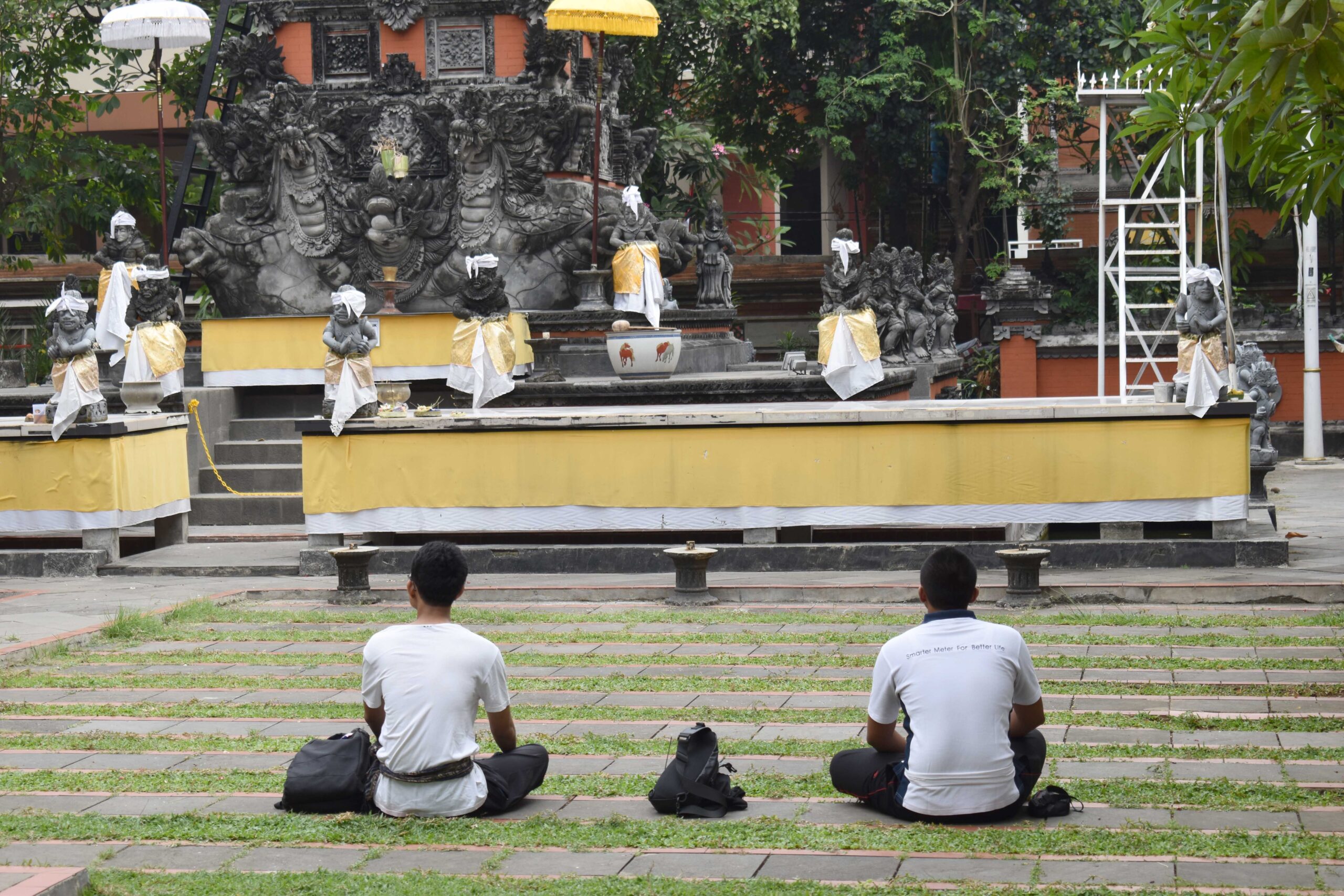 Le temple hindou balinais Pura Aditya Jaya, Jakarta