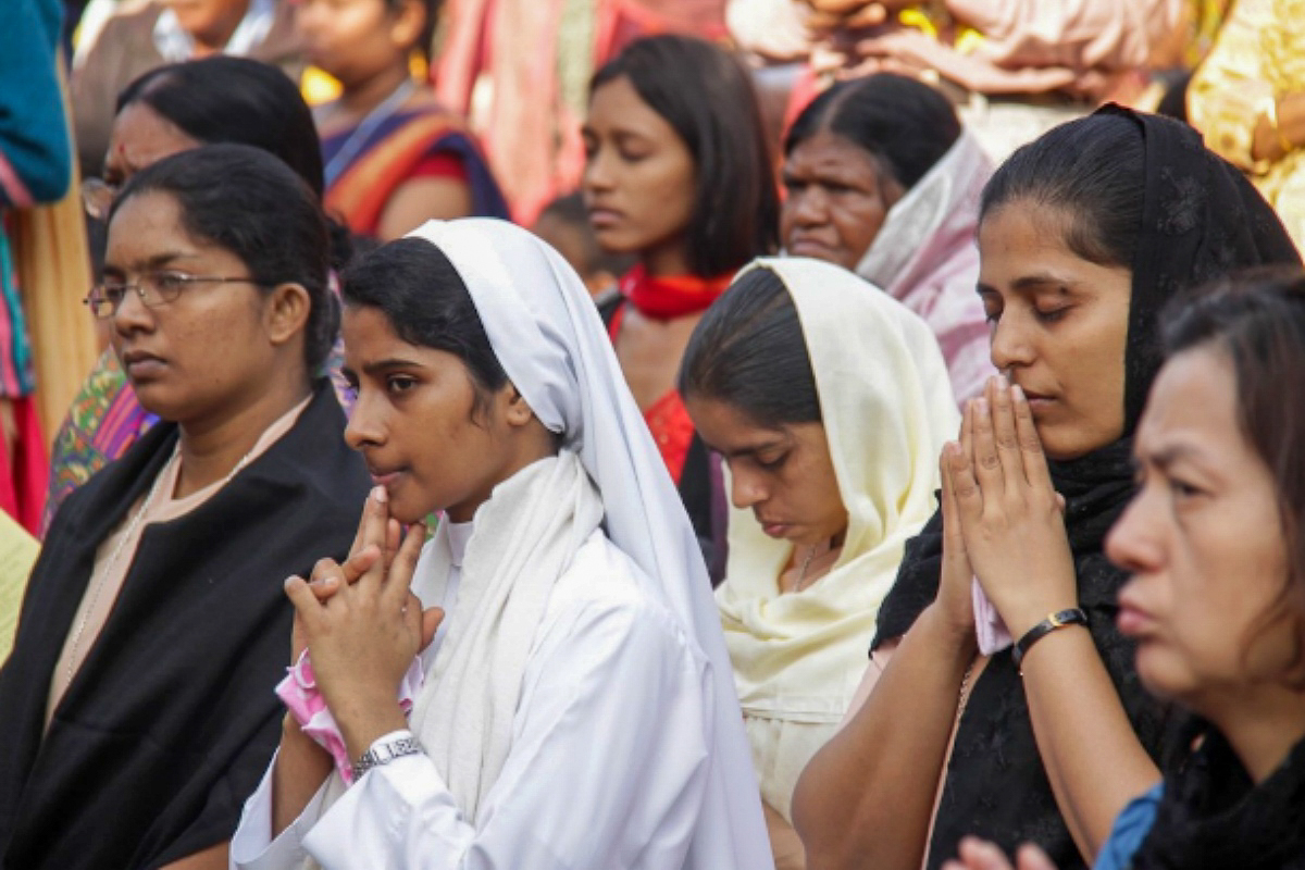 Des catholiques indiens dans l’archidiocèse de Delhi en novembre 2018. Selon le cardinal Gracias, la dévotion au Sacré Cœur est très répandue dans le pays.