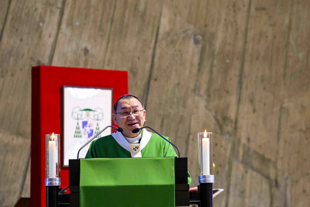 Mgr Tarcisius Isao Kikuchi (ici le 26 septembre à Tokyo) a appris sa nomination comme cardinal le 6 octobre.