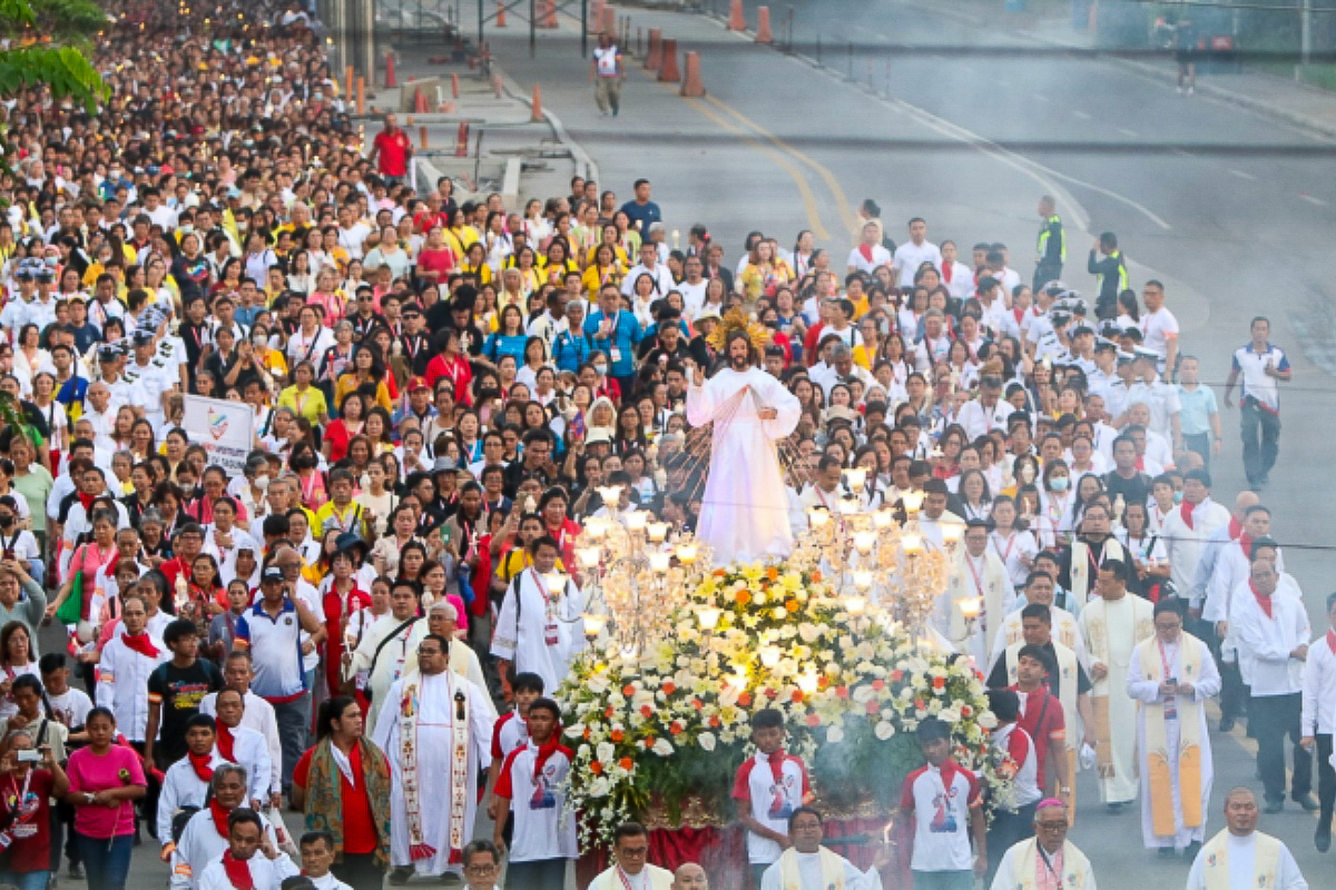 Le 19 octobre à Cebu lors du 5e Congrès apostolique asiatique sur la miséricorde. Novembre est spécialement consacré aux vocations dans tout le pays pour la première fois.