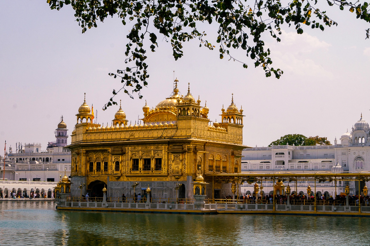 Le Temple d’Or d’Amritsar, le site le plus sacré du sikhisme au Pendjab.