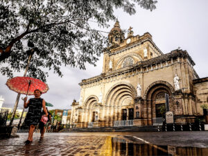 La basilique-cathédrale de l’Immaculée-Conception, située dans le vieux Manille Intramuros.