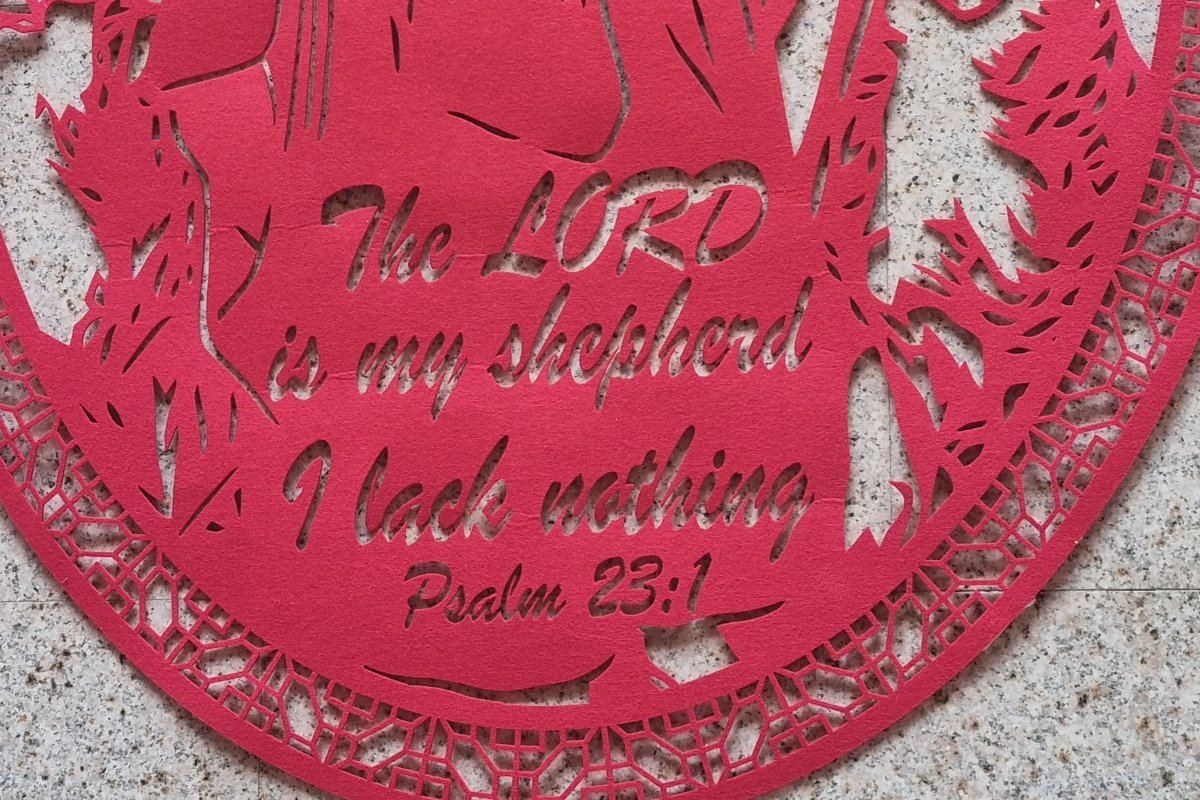 Une décoration dans une église de Singapour au moment du Nouvel an lunaire.