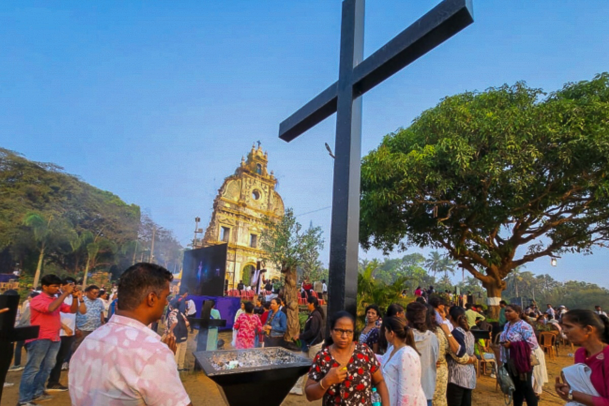 Le sanctuaire de Sancoale, lieu de naissance de saint Joseph Vaz, a une importance significative pour les catholiques de Goa.