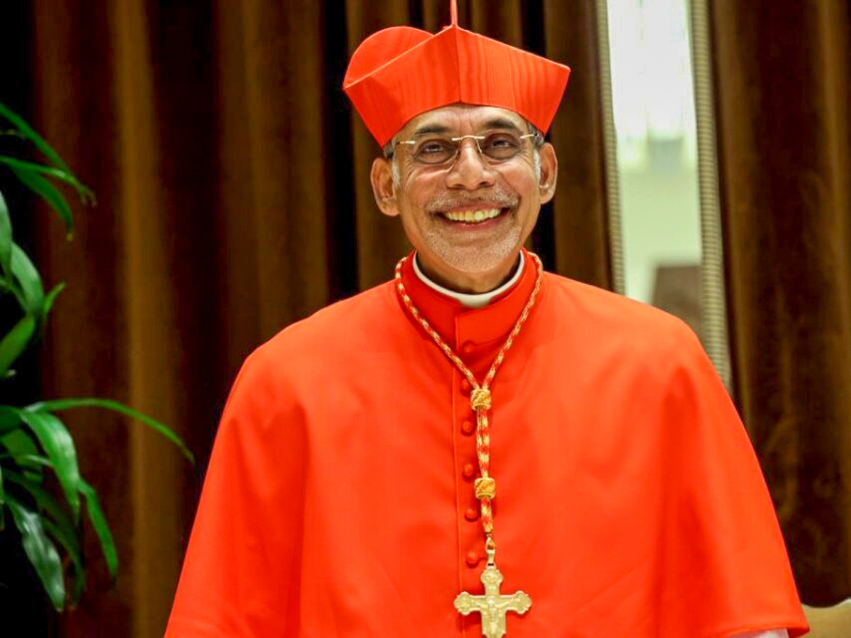 Le cardinal Filipe Neri Ferrao, archevêque de Goa et Daman, Inde.