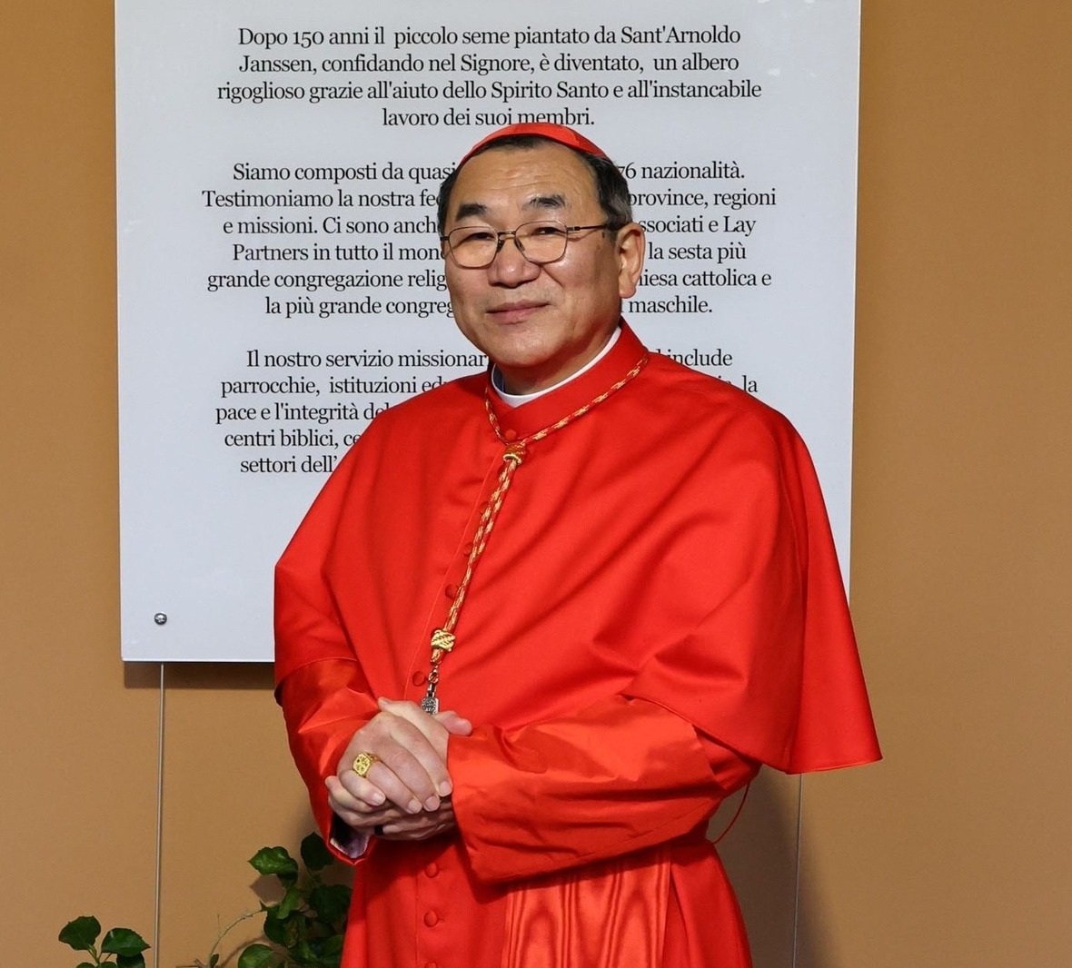 Le cardinal Tarcisio Isao Kikuchi, 66 ans, président de Caritas Internationalis depuis 2023 et créé cardinal en décembre 2024.