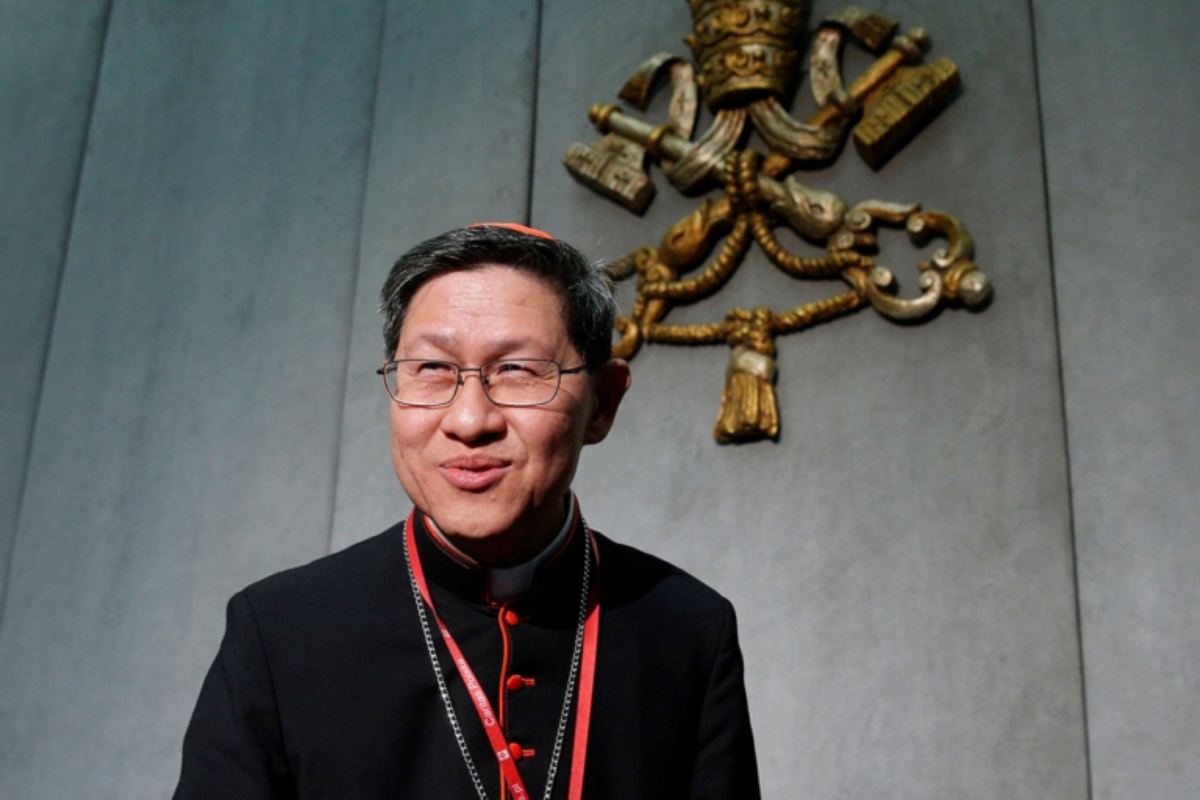 Le cardinal philippin Luis Antonio Tagle, âgé de 67 ans, pro-préfet du dicastère pour l’Évangélisation.