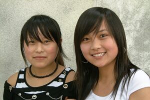 Portraits de jeunes chinoises