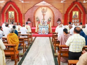 Une célébration le 10 avril 2025 au mont Saint-Thomas (Chennai, Tamil-Nadu), siège de l’Église syro-malabare.