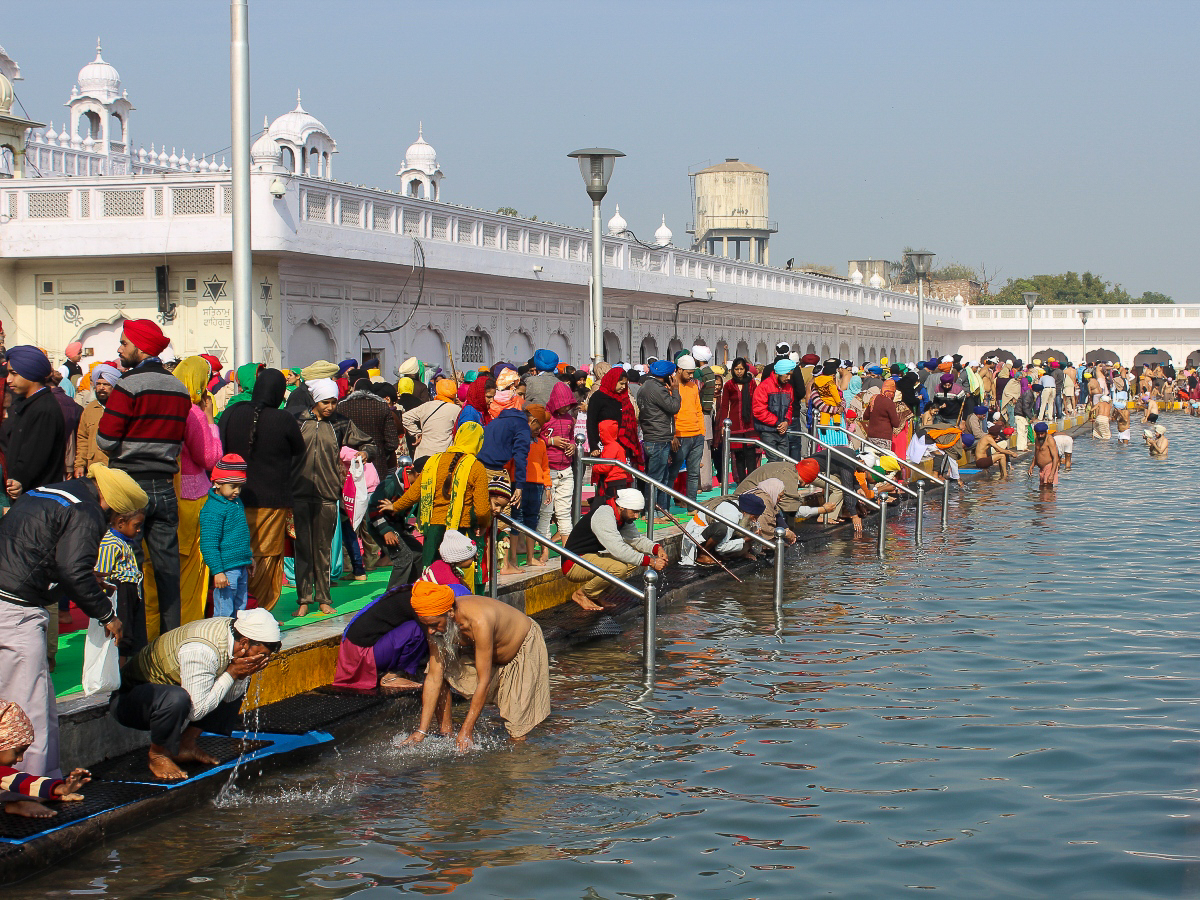 Des sikhs à Amritsar, Pendjab, Inde.