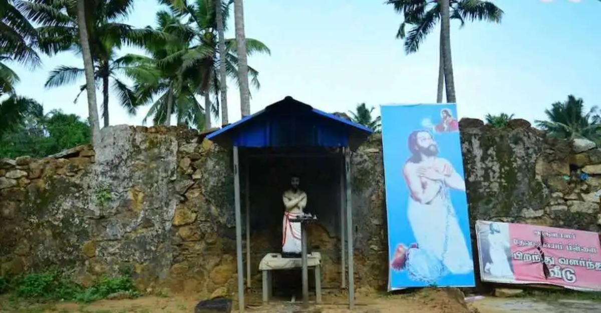 Le sanctuaire Devasahayam Pillai de Nattalam, dans le village de naissance de Devasahayam Pillai au Tamil Nadu.