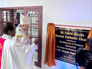 Mgr Joseph Kalathiparambil, archevêque de Verapoly au Kerala, a béni une église dédiée à saint Carlo Acutis le 7 septembre dernier.