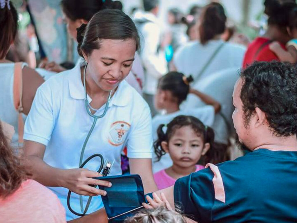Une mission médicale à Davao en décembre 2017.