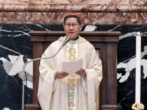 Le cardinal Tagle, fin juillet 2025 lors du jubilé des jeunes à Rome.