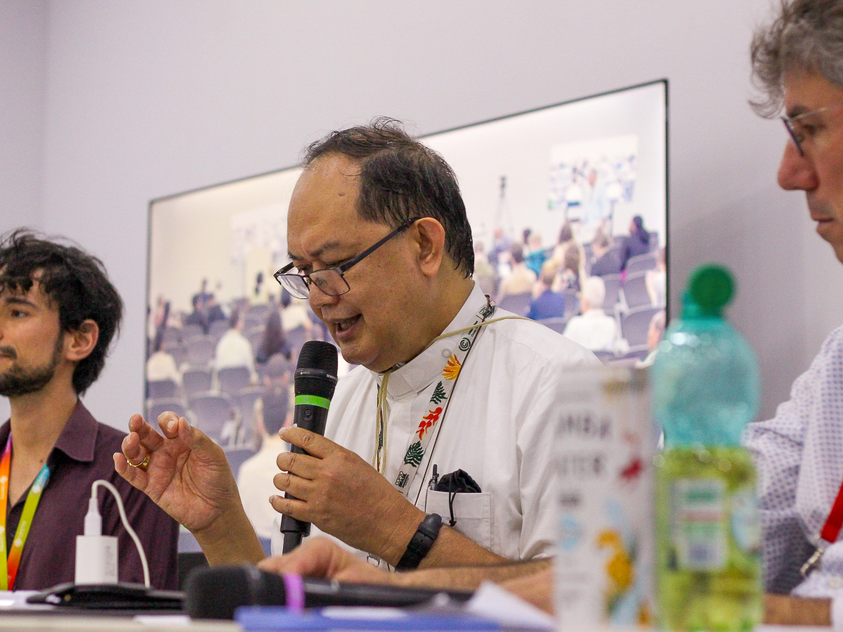 Le cardinal David, le 11 novembre lors d’une table ronde organisée par Caritas en marge de la COP 30 qui prend fin ce 21 novembre au Brésil.