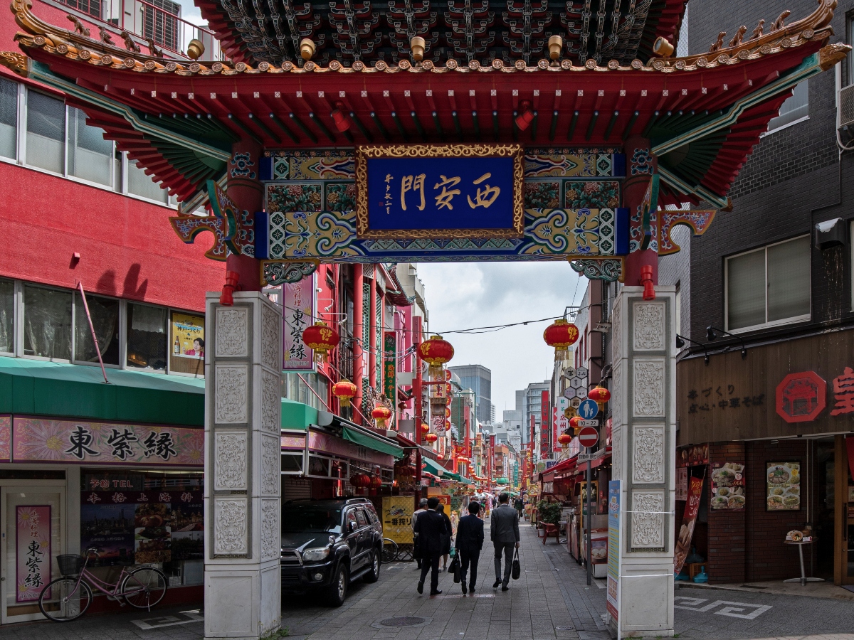 L’entrée du quartier chinois de la ville japonaise de Kobe, où l’on trouve une des communautés chinoises les plus importantes de l'archipel.