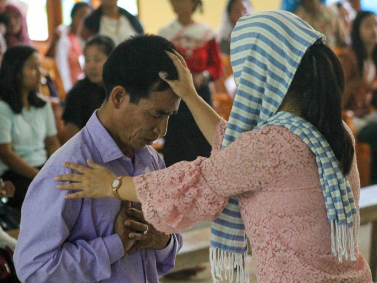 Jeremiah Krong (à droite), membre de la tribu Mishmi dans l’Arunachal Pradesh.