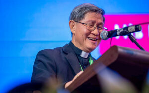 Le cardinal Tagle, le 27 novembre à Penang durant son discours d'ouverture du congrès de la FABC