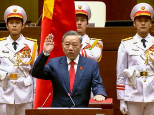 Le chef du Parti communiste vietnamien, To Lam, ici en mai 2024.