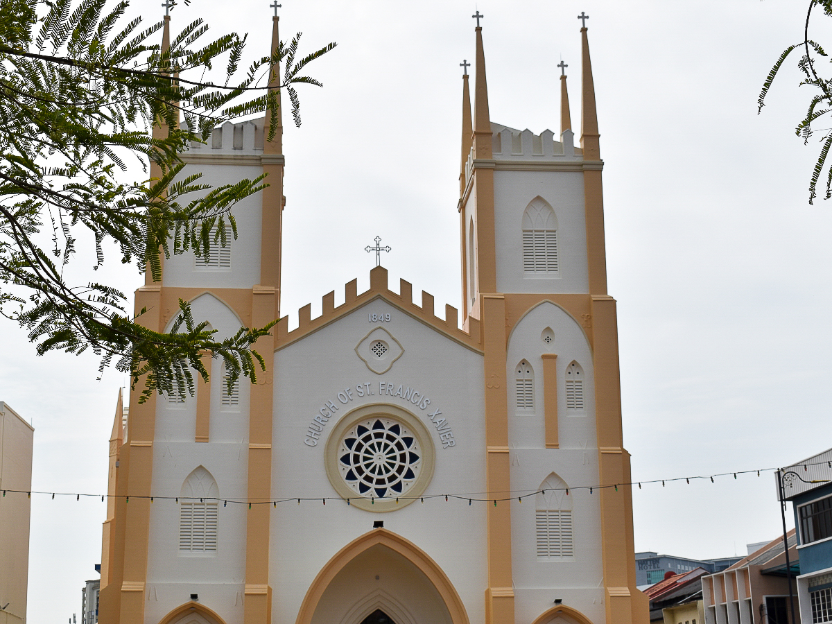 L’église Saint-François-Xavier de Malacca, construite en 1845 par le père Favre, MEP.