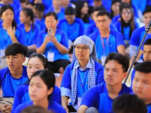 Du 27 février au 1er mars, environ 300 pèlerins ont participé au 15e pèlerinage des jeunes catholiques du vicariat de Phnom Penh.