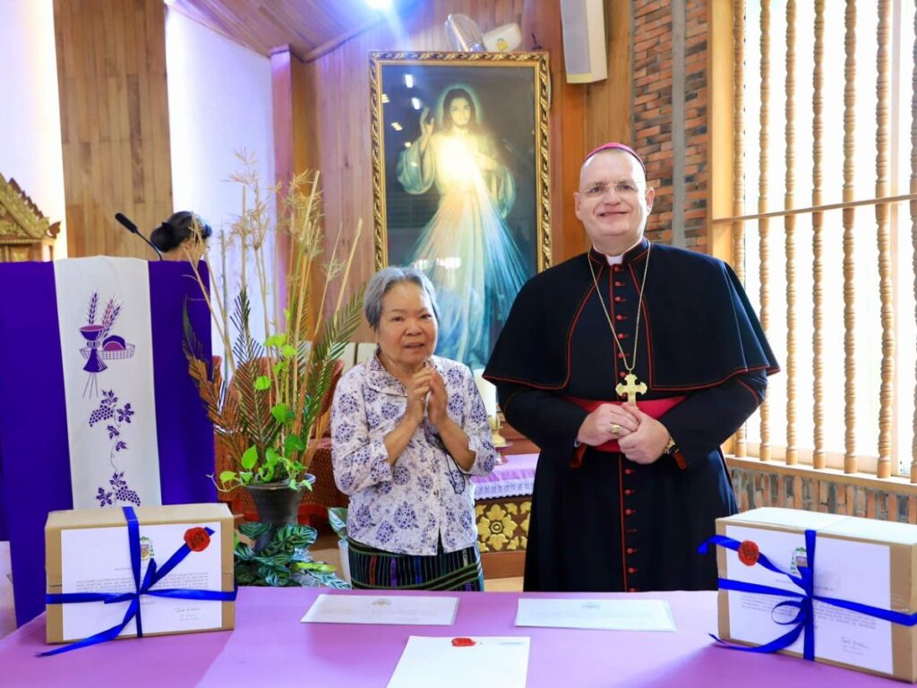 Mercredi 18 mars à Phnom Penh, lors de la session de clôture de l’enquête diocésaine pour la cause de béatification des martyrs du Cambodge.