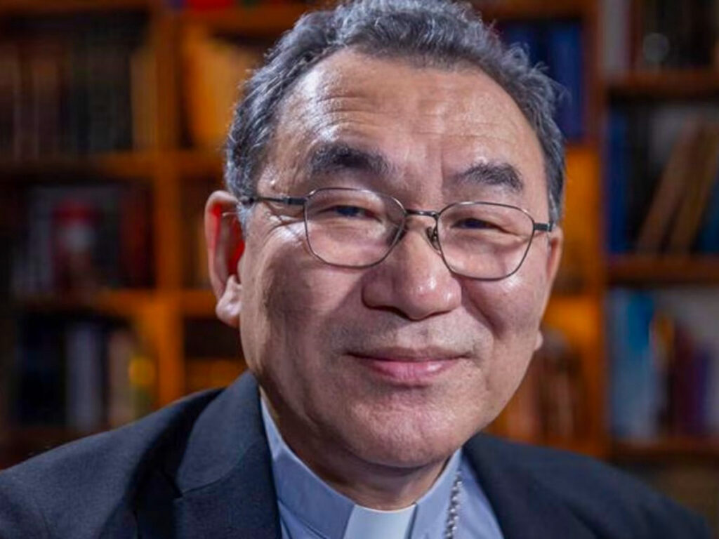 Le cardinal Tarcisio Isao Kikuchi, président de Caritas Internationalis, en 2024 lors d’une interview à Rome.