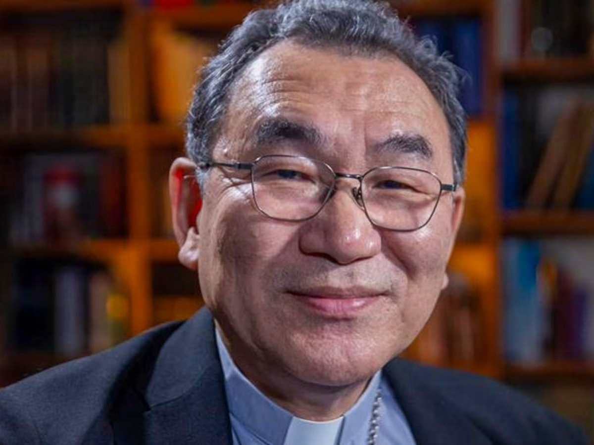 Le cardinal Tarcisio Isao Kikuchi, président de Caritas Internationalis, en 2024 lors d’une interview à Rome.