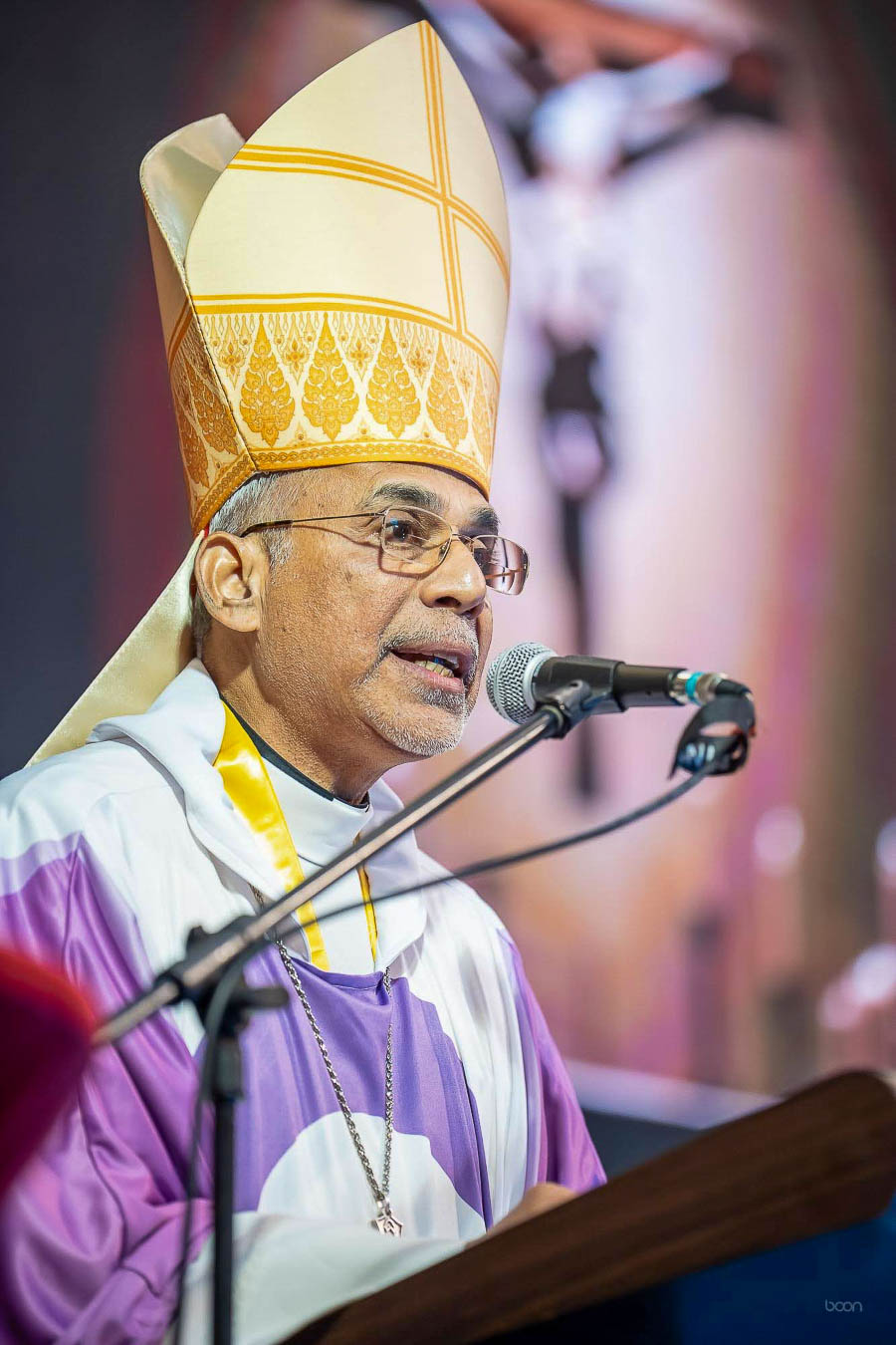 Le cardinal Filipe Neri Ferrao, président de la FABC et archevêque de Goa, dans l’ouest de l’Inde.