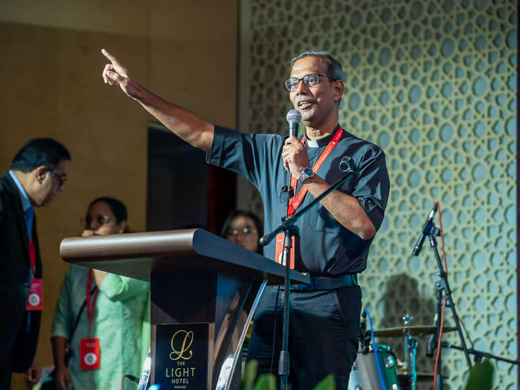 Le diacre permanent Lazarus Anthony Jonathan, 69 ans, lors du Congrès missionnaire asiatique à Penang en novembre 2025.