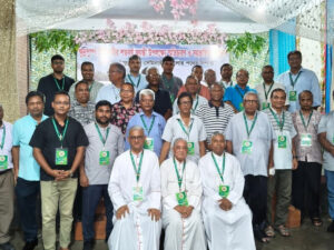 Le 2 octobre à Bandura, près de Dhaka, lors du centenaire du petit séminaire Little Flower, dédié à sainte Thérèse de Lisieux.